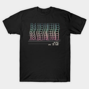 I'm So Retro Vintage Type TV Glitch T-Shirt